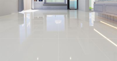 Completed Tile Flooring